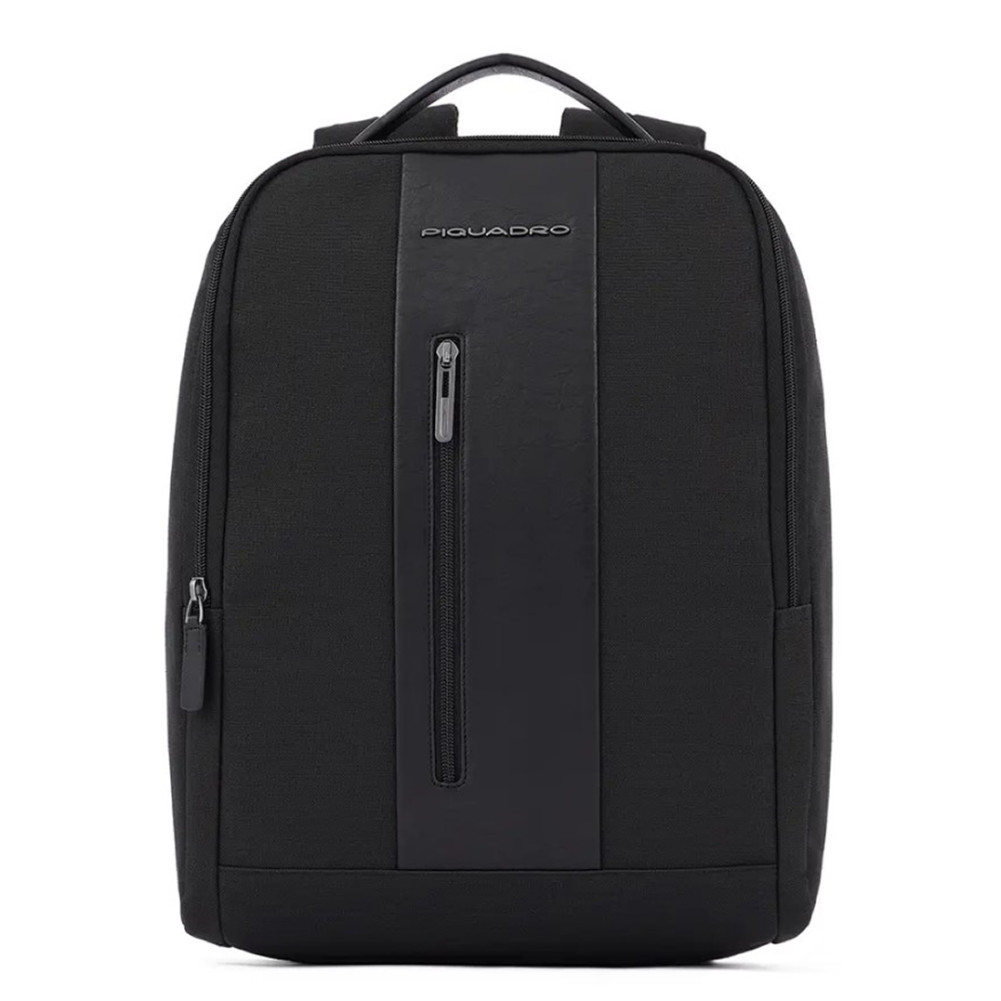 Piquadro Computer backpack in recycled fabric Colour Black