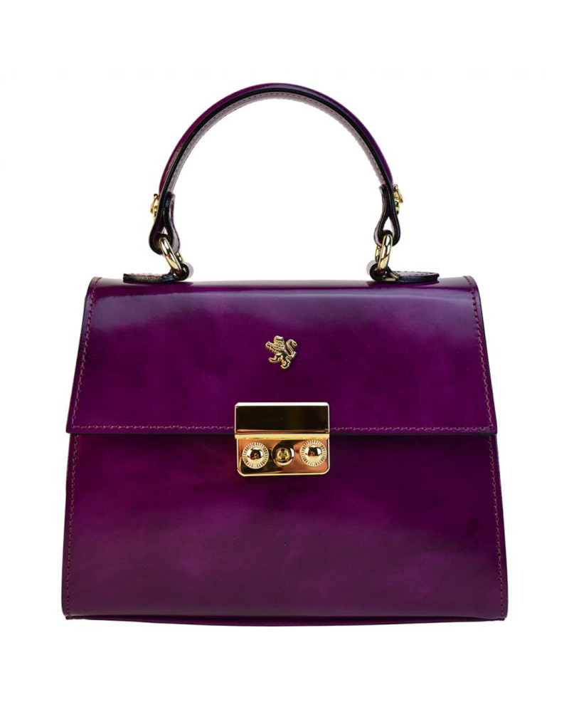 Pratesi Pelletterie Artemisia - Leather Handbag Colour Purple