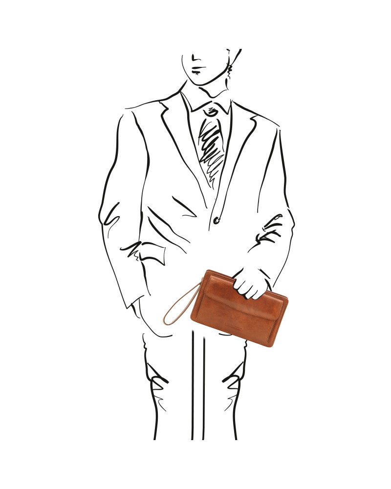 Pochette de sac d'affaires pour hommes, modèle de dessin