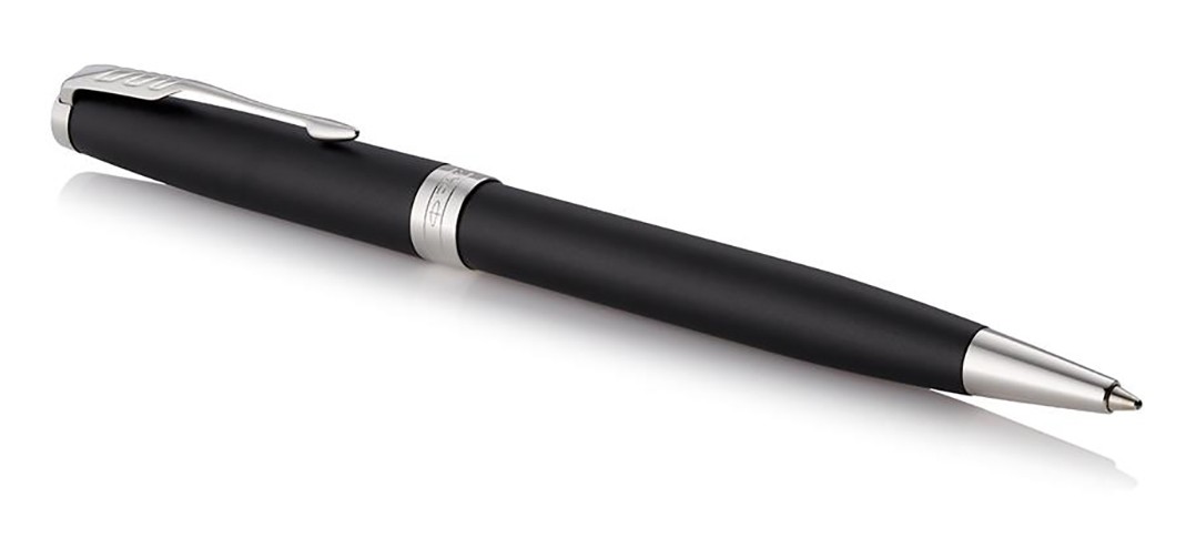 Penna a sfera Parker Sonnet Sand Blasted Metal Black CT - Parker