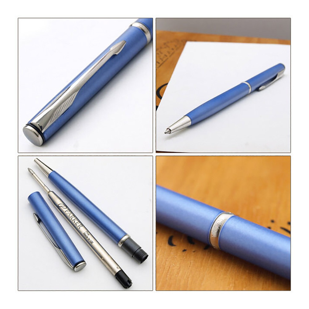 Parker Ballpoint pen Insignia Satin Blue CT - PA0659330 - Fendess