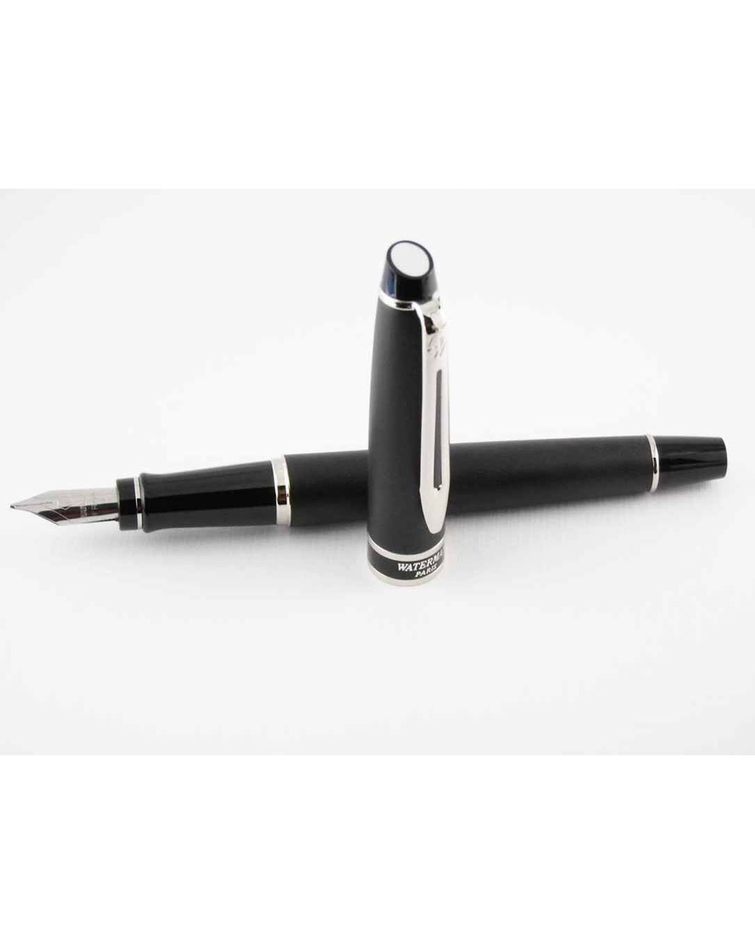 Waterman Expert matt black ct fountain pen: details and price