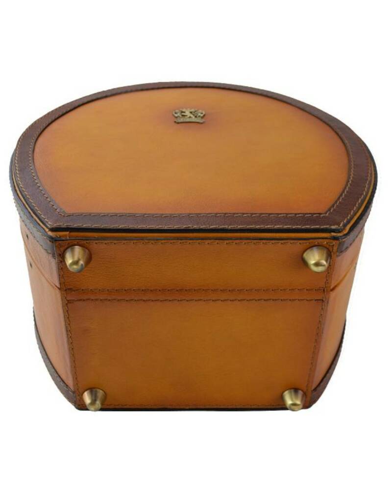 Pratesi Pelletterie Cappello - Leather Hat Box, Medium Size Colour