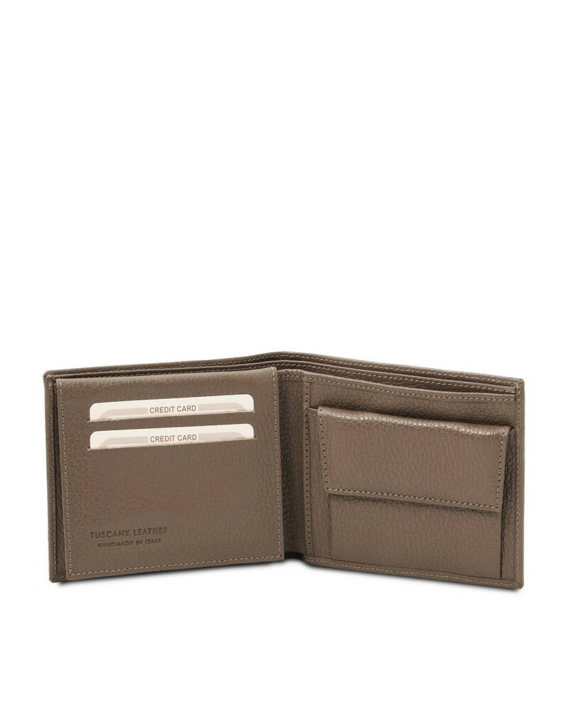 Pineider Power Elegance Money Clip Wallet - Handmade - Unique Tuscan Leather