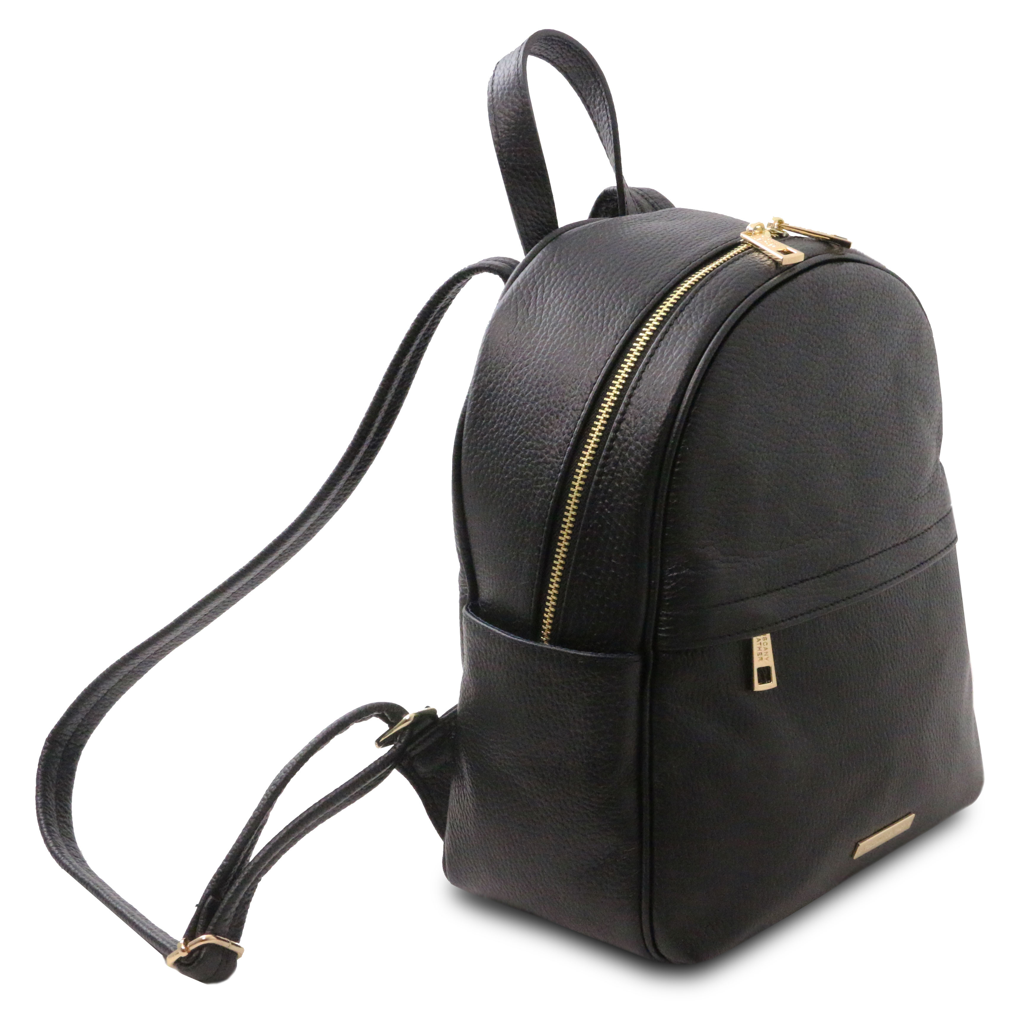 Black Leather School Backpacks Womens Cute College Backpack Bag Black –  Feltify