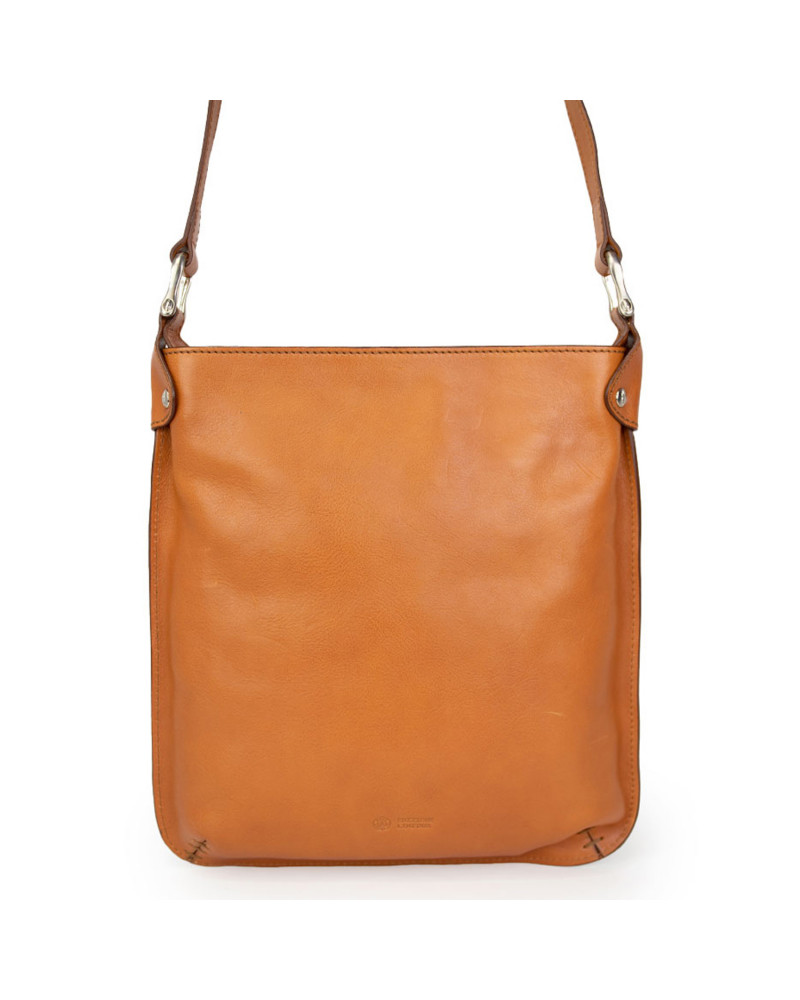 Toscanella Messenger Shoulder Bag in Genuine Leather Colour Green